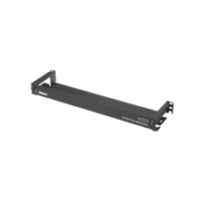 Organizador de Cables Frontal, para Panel de Fibra Óptica HD Flex, de 1 UR, Color Negro