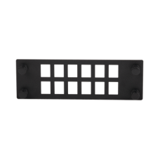 Placa Para 12 Adaptadores de Fibra Óptica, Uso con Gabinetes FPONE3 y FPONE4