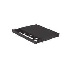 Panel de Distribución de Fibra Óptica, Acepta 4 Placas FAP o FMP, Bandeja Deslizable, Hasta 96 Fibras, Color Negro, 1UR