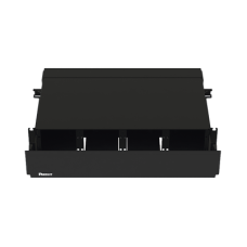 Panel de Distribución de Fibra Óptica, Acepta 8 Placas FAP o FMP, Bandeja Deslizable, Hasta 192 Fibras, Color Negro, 2 UR