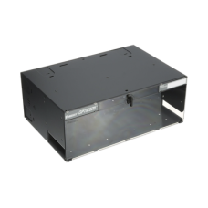 Panel de Distribución de Fibra Óptica, Acepta 12 Placas FAP o FMP, Bandeja Deslizable e Inclinable Hacia Abajo, Hasta 288 Fibras, Color Negro, 4UR