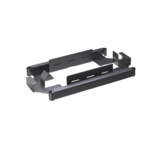 Soporte Para Apilar de 1 a 4 Charolas de Empalme FST24S, Compatible con Paneles FMT y FMD, Color Negro