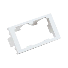 Inserto Plano de 1/3, Espacio para Dos Módulos Mini-Com®, Color Blanco Mate