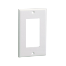 Placa de Pared Frontal Estándar GFCI, Material ABS, Color Blanco Placa de Pared Frontal Estándar GFCI, Material ABS, Color Blanco
