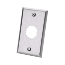 Placa de Pared IndustrialNet?, Para 1 Conector Industrial, de Acero Inoxidable Placa de Pared IndustrialNet?, Para 1 Conector Industrial, de Acero Inoxidable