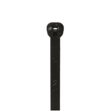 Cincho de Nylon 6.6 Dome-Top®, Con Lengüeta de Bloqueo de Acero Inoxidable, 203 mm largo x 4.7mm ancho, Color Negro, Exterior Resistente a Rayos UV, Paquete de 100pz