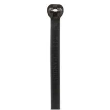 Cincho de Nylon 6.6 Dome-Top®, Con Lengüeta de Bloqueo de Acero Inoxidable, 203 mm largo x 4.7mm ancho, Color Negro, Exterior Resistente a Rayos UV, Paquete de 1000pz
