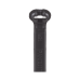 Cincho de Nylon 6.6 Dome-Top®, Con Lengüeta de Bloqueo de Acero Inoxidable, 620 mm largo x 7mm ancho, Color Negro, Exterior Resistente a Rayos UV, Paquete de 100pz