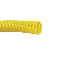Tubo Corrugado Abierto para Protección de Cables, 1.50in (38.1 mm) de Diámetro, 152.4 m de Largo, Color Amarillo