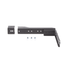 Soporte en L Para Canaletas FiberRunner 4x4 o 6x4, Para Instalación en Riel de Charola Tipo Escalerilla, Color Negro