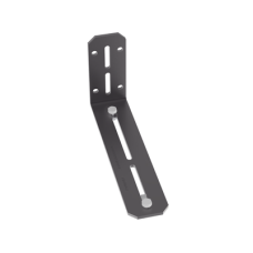 Soporte en L de Montaje a Pared, o Parte Frontal o Posterior de Gabinetes, para Canaletas FiberRunner 4X4 o 6x4, Color Negro