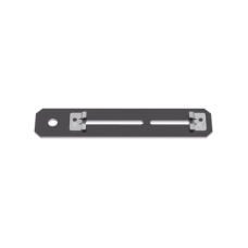 Soporte de Montaje a Techo, para Canaletas FiberRunner 4X4 o 6x4, Uso con Varilla Roscada de 0.5 in, Color Negro