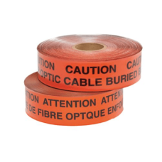 Cinta de peligro subterráneo, Color rojo, Material Aluminio, 304.8m, Leyenda: PRECAUCIÓN: LÍNEA ELÉCTRICA ENTERRADA DEBAJO Cinta de peligro subterráneo, Color rojo, Material Aluminio, 304.8m, Leyenda: PRECAUCIÓN: LÍNEA ELÉCTRICA ENTERRADA DEBAJO