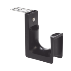 Sujetador STRONGHOLD tipo J (J-Hook), Con Soporte para Montaje en Techo, Para 46 Cables Cat6, Nylon 6.6, Color Negro, 1 pieza