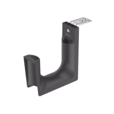 Sujetador STRONGHOLD tipo J (J-Hook), Con Soporte para Montaje en Techo, Para 180 Cables Cat6, Nylon 6.6, Color Negro, 10 piezas