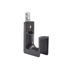Sujetador STRONGHOLD tipo J (J-PRO), Con Soporte para Montaje en Pared, Para 180 Cables Cat6, Nylon 6.6, Color Negro, 1 pieza