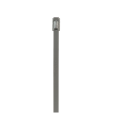 Cincho PanSteel de Acero Inoxidable Tipo 304, 201mm largo x 4.6mm ancho, Color Metálico, Paquete de 100pz