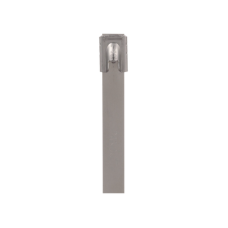 Cincho Pan-Steel™ de Acero Inoxidable 316, de 362mm largo x 7.9mm ancho, Color Metálico, Paquete de 50pz