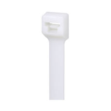 Cincho de Bloqueo de Nylon 6.6, Color Natural, 142 mm largo x 2.5mm ancho, sección transversal en miniatura, 1000 piezas