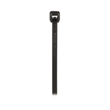 Cincho de Nylon 6.6 de Bloqueo, 203 mm largo x 2.5mm ancho, Color Negro, Exterior Resistente a Rayos UV, Paquete de 1000pz