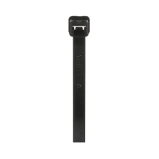 Cincho de Nylon 6.6 de Bloqueo, 188 mm largo x 4.8mm ancho, Color Negro, Exterior Resistente a Rayos UV, Paquete de 1000pz