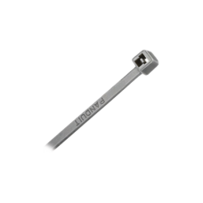 Cincho de Nylon 6.6, Color Gris, 290 mm largo x 3.7mm ancho, sección transversal intermedia, 1000pz Cincho de Nylon 6.6, Color Gris, 290 mm largo x 3.7mm ancho, sección transversal intermedia, 1000pz