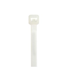 Cincho STRONGHOLD, 100 mm largo x 2.5 mm ancho, Tensión 18 lb (80 N) Naylon 6.6 Color Natural, Paquete de 1000 Piezas