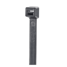 Cincho de Nylon 6.6 StrongHold™, 1220mm largo x 9mm ancho, Color Negro, Cámara impelente, Paquete de 50pz Cincho de Nylon 6.6 StrongHold™, 1220mm largo x 9mm ancho, Color Negro, Cámara impelente, Paquete de 50pz