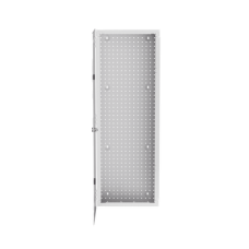 Gabinete Multipropósito de Montaje en Pared, de 42 in de Altura, Con Puerta Reversible, Fabricado en Acero, Color Blanco