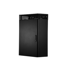 Gabinete de Montaje en Pared TrueEdge™, Con 6 UR para Equipo Activo y 6 UR para Paneles de Parcheo, Fabricado en Acero, Color Negro Gabinete de Montaje en Pared TrueEdge™, Con 6 UR para Equipo Activo y 6 UR para Paneles de Parcheo, Fabricado en Acero, Color Negro