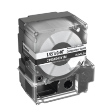 Casete de 125 Etiquetas no Adhesivas, Para Placas de Pared Face Plate, Identificación de 1 Puerto, Color Blanco