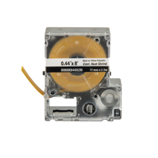 Casete de Etiquetas Continuas Termorretráctil 11.2 mm. de Ancho x 2.4 Metros (7.87 Pies) de Largo. Poliolefina Amarilla Casete de Etiquetas Continuas Termorretráctil 11.2 mm. de Ancho x 2.4 Metros (7.87 Pies) de Largo. Poliolefina Amarilla