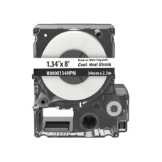 Casete de Etiquetas de Poliolefina de Cinta Continua, Tubo Termocontráctil, 34 mm (1.34 pulgadas) de Ancho y 2.4 metros (7.87 pies) de Largo, Para Cables de 11 a 17.27 mm (4 AWG-250 MCM) de Diámetro, Color Blanco Casete de Etiquetas de Poliolefina de Cinta Continua, Tubo Termocontráctil, 34 mm (1.34 pulgadas) de Ancho y 2.4 metros (7.87 pies) de Largo, Para Cables de 11 a 17.27 mm (4 AWG-250 MCM) de Diámetro, Color Blanco