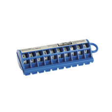 Dispensador de Etiquetas Marcadoras, Con Rollos Pre-Impresos con Números 0-9, de 2.4 Metros (7.87 Pies), Color Blanco