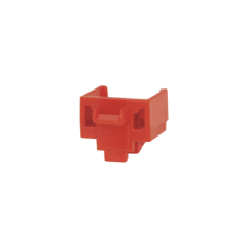 Kit de 10 Dispositivos para Bloquear Puertos Jack RJ45, Color Rojo, Incluye Llave de Extracción