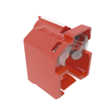 Kit de 10 Dispositivos Recubiertos para Impedir Desconexión de Plug RJ45, Color Rojo, Incluye Herramienta para Instalar/Retirar