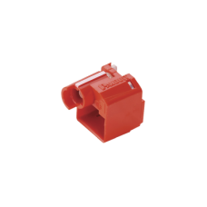 Kit de 10 Dispositivos para Impedir Desconexión de Plug RJ45, Color Rojo, Incluye Herramienta para Instalar/Retirar