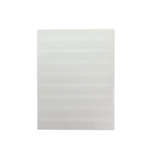 Hojas con 5000 Etiquetas Auto-Laminadas para Impresora Láser/Inyección de Tinta, para Cables de 3 a 7.1 mm de Diámetro (12 - 10 AWG), Color Blanco