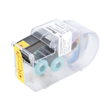 Casete de Etiquetas de Poliolefina de Cinta Continua, Color Blanco sobre Negro, Uso Interior/Exterior, 6.1 mm de Ancho x 7.6 metros (24.93 pies) de Largo Casete de Etiquetas de Poliolefina de Cinta Continua, Color Blanco sobre Negro, Uso Interior/Exterior, 6.1 mm de Ancho x 7.6 metros (24.93 pies) de Largo