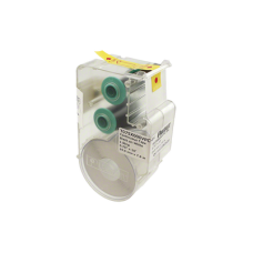 Casete de Etiquetas de Vinilo de Cinta Continua, Color Negro Sobre Blanco, Uso Interior/Exterior, 19.05 mm de Ancho x 7.6 Metros (24.93 Pies) de Largo