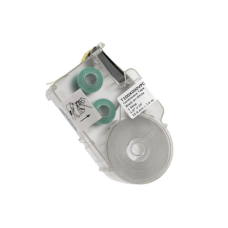 Casete de Etiquetas de Vinilo de Cinta Continua, Color Negro Sobre Blanco, Uso Interior/Exterior, 25.4 mm de Ancho x 7.6 Metros de Largo (24.93 Pies)