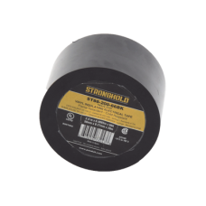 Cinta Eléctrica STRONGHOLD Para Aislar, de PVC, Trabajo Pesado Eléctrico (UV, abrasión, aceite, corrosión), Grosor 0.21 mm (8.5 mil), Ancho 50 mm, y 20 m Largo, Uso Int./Ext., Color Negro. Superior a cinta Super 33 