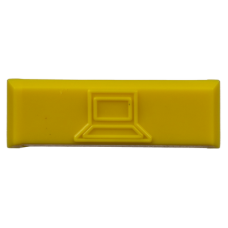 Paquete de 100 Iconos de Datos de Instalación a Presión, Para Jacks Mini-Com de Panduit, De Plástico, Color Amarillo Paquete de 100 Iconos de Datos de Instalación a Presión, Para Jacks Mini-Com de Panduit, De Plástico, Color Amarillo