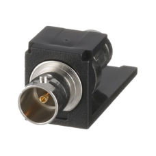 Módulo Acoplador Coaxial Tipo BNC, Mini-Com, de 75 Ohms, Color Negro Módulo Acoplador Coaxial Tipo BNC, Mini-Com, de 75 Ohms, Color Negro