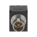 Módulo Acoplador Coaxial Tipo BNC, Mini-Com, de 75 Ohms, Color Negro
