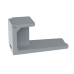 Módulo de Tapa Ciega (Inserto Ciego), Mini-Com, Color Gris, 1 Pieza