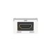 Módulo Acoplador HDMI 2.0, Hembra a Hembra Tipo-A, Categoría 2, Mini-Com, Color Blanco Ártico