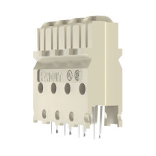 Block de Conexión Cat6 de 4 Pares, de Impacto, Color Marfil