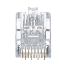 Plug RJ45 Cat5e, Para Cable UTP de Calibres 24-26 AWG, Chapado en Oro de 50 Micras, Paquete de 50 Piezas Plug RJ45 Cat5e, Para Cable UTP de Calibres 24-26 AWG, Chapado en Oro de 50 Micras, Paquete de 50 Piezas