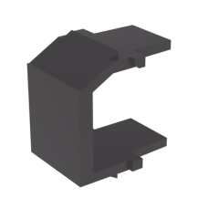 Módulo de Tapa Ciega (Inserto Ciego), Tipo Keystone, Color Negro, 1 Pieza Módulo de Tapa Ciega (Inserto Ciego), Tipo Keystone, Color Negro, 1 Pieza